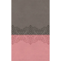 Niv, Quest Study Bible, Leathersoft, Gray/Pink, Thumb Indexed, Comfort Print: The Only Q and A Study Bible - Imitation Leather