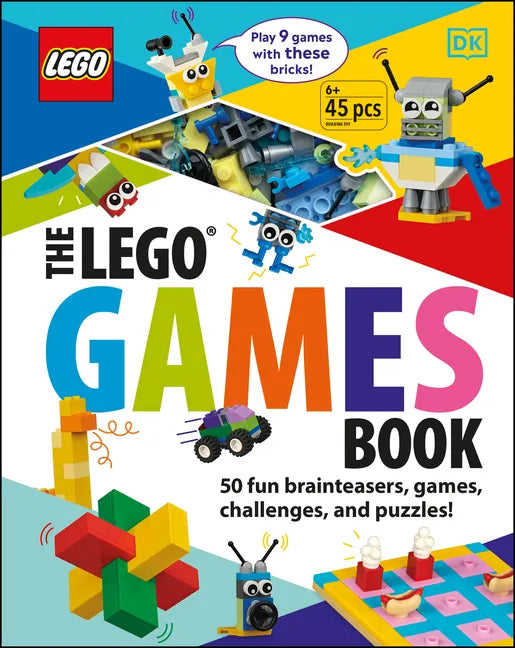 The Lego Games Book: 50 Fun Brainteasers, Games, Challenges, and Puzzles! - Hardcover