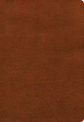 NASB Super Giant Print Reference Bible, Burnt Sienna Leathertouch, Indexed - Imitation Leather