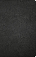 KJV Single-Column Personal Size Bible, Black Genuine Leather - Leather