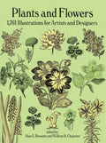 Plants and Flowers: 1761 Illustrations for Artists and Designers - Paperback