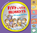 Five Little Monkeys Get Ready for Bed Touch-And-Feel Tabbed Board Book - Board Book