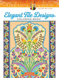 Creative Haven Elegant Tile Designs Coloring Book - Paperback