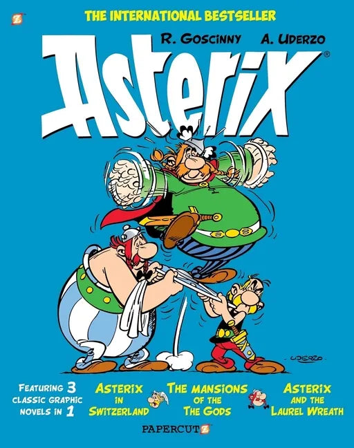 Asterix Omnibus Vol. 6: Collecting Asterix in Switzerland, the Mansions of the Gods, and Asterix and the Laurel Wreath - Paperback