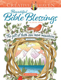 Creative Haven Beautiful Bible Blessings Coloring Book - Paperback