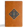 CSB Jesus Daily Bible, Camel Leathertouch: Guided Readings Showing Christ Throughout Scripture - Imitation Leather