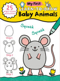 My First Learn-To-Draw: Baby Animals: (25 Wipe Clean Activities + Dry Erase Marker) - Spiral