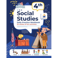 4th Grade Social Studies: Daily Practice Workbook 20 Weeks of Fun Activities History Civic and Government Geography Economics + Video Explanatio - Paperback