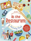 At the Restaurant Activity Book: Includes Puzzles, Quizzes, and Drawing Activities - Paperback