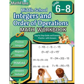 Integers and Order of Operations Math Workbook 6th to 8th Grade: Middle School Integers Workbook, PEMDAS - Paperback