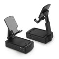 Cell Phone Stand with HD Surround Wireless Speaker Power Bank Portable Foldable Charging Phone Stand with Anti-Slip Base Compatible with Phone Tablet