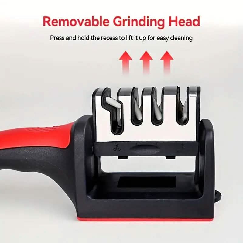 4 Stages Professional Kitchen Knife Sharpener Tool