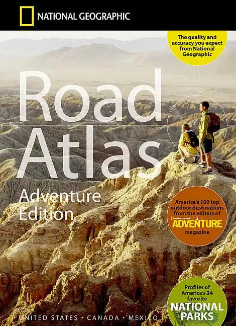 National Geographic Road Atlas 2025: Adventure Edition [United States, Canada, Mexico] - Spiral