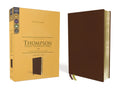 Kjv, Thompson Chain-Reference Bible, Genuine Leather, Calfskin, Brown, Red Letter, Comfort Print - Leather