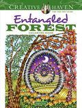 Creative Haven Entangled Forest Coloring Book - Paperback