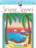 Creative Haven Serene Scenes Coloring Book - Paperback