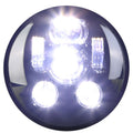5.75In LED Headlight Motorcycle Projector Headlamp Fit for Harley Dyna Sportster Iron 883 Street Rod Street Bob Softail Deuce Custom Super Wide Glide