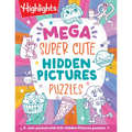 Mega Super Cute Hidden Pictures Puzzles: Solve Over 300 Pages of Cute Kawaii-Style Puzzles Filled with Adorable Animals, Magical Creatures and More - Paperback