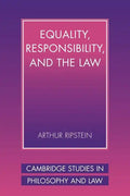 Equality, Responsibility, and the Law - Paperback