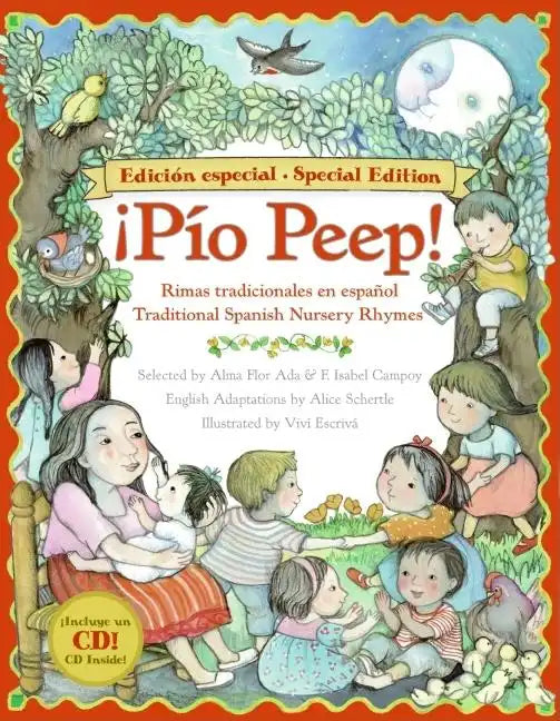 Pio Peep! Traditional Spanish Nursery Rhymes Book and CD: Bilingual English-Spanish [With CD (Audio)] - Hardcover