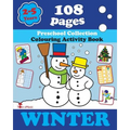 Winter: Coloring and Activity Book with Puzzles, Brain Games, Mazes, Dot-to-Dot & More for 2-5 Years Old Kids - Paperback