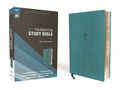 Niv, Foundation Study Bible, Leathersoft, Teal, Red Letter - Imitation Leather