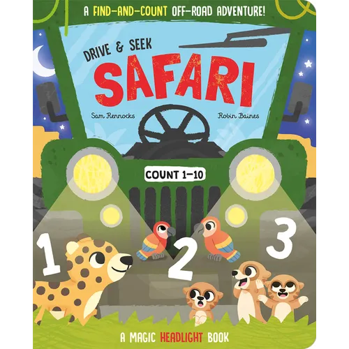 Drive & Seek Safari - A Magic Find & Count Adventure - Hardcover