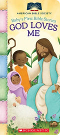 God Loves Me (Baby's First Bible Stories): Padded Board Book for Easter Basket Gifts - Board Book