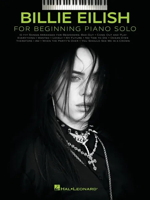 Billie Eilish - Beginning Piano Solo Songbook with Lyrics - Paperback