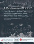 A Well-Reasoned Opinion? Critical Analysis of the First Case Against the Alleged Senior Leaders of the Khmer Rouge (Case 002/01) - Paperback
