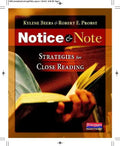 Notice & Note: Strategies for Close Reading - Paperback
