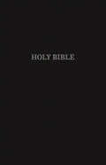 NIV, Reference Bible, Giant Print, Leather-Look, Black, Red Letter Edition, Indexed, Comfort Print - Imitation Leather