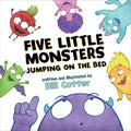 Five Little Monsters Jumping on the Bed - Board Book