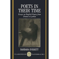 Poets in Their Time: Essays on English Poetry from Donne to Larkin - Paperback