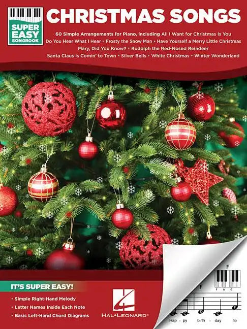 Christmas Songs - Super Easy Songbook - Paperback