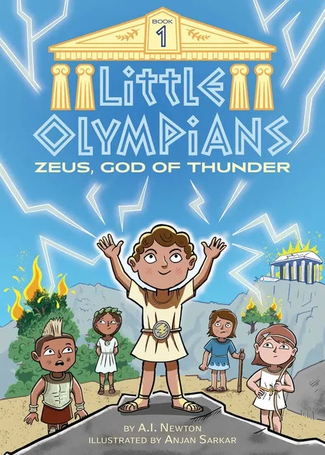Little Olympians 1: Zeus, God of Thunder - Hardcover
