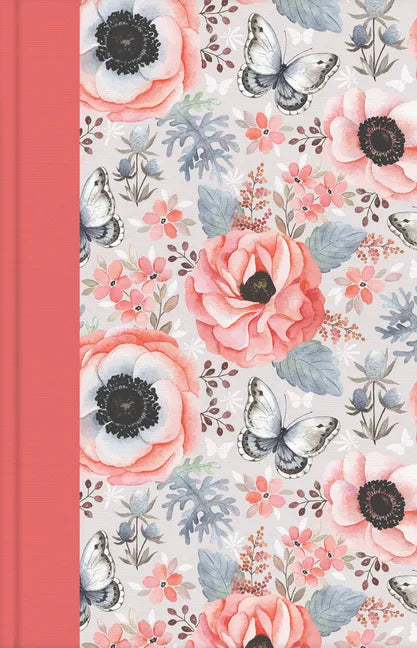 Go-Anywhere KJV Study Bible (Indexed) [Coral Butterfly] - Hardcover