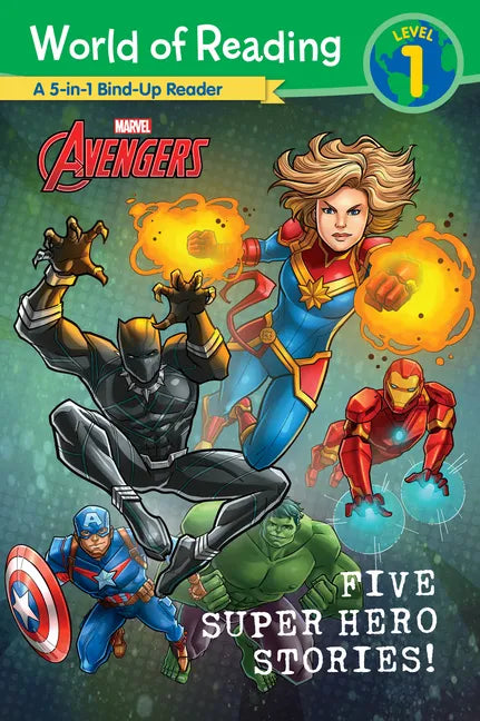 World of Reading: Five Super Hero Stories! - Paperback