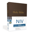 NIV, Value Pew and Worship Bible, Hardcover, Brown - Hardcover