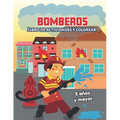 Bomberos: Libro de actividades y colorear 5 años y mayor: Firefighters en Español, Abecedario, sopa de de letras, Numeros, Patrones, Dibujos - Paperback