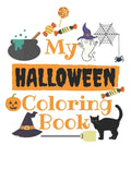 My halloween Coloring Book: coloring Numbers, Letters, Shapes, and Animals, halloween coloring activity book for age 1-5, Kindergarten & Preschool - Paperback
