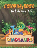 Dinosaur: coloring book for kids ages 3-5 - Paperback