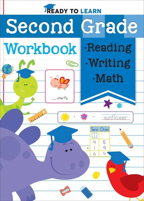 Ready to Learn: Second Grade Workbook: Phonics, Sight Words, Multiplication, Division, Money, and More! - Paperback