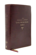 Nkjv, Charles F. Stanley Life Principles Bible, 2nd Edition, Leathersoft, Burgundy, Indexed, Comfort Print: Growing in Knowledge and Understanding of - Imitation Leather