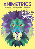 Animetrics: A Striking Color-By-Sticker Challenge - Paperback