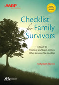 Aba/AARP Checklist for Family Survivors: A Guide to Practical and Legal Matters When Someone You Love Dies [With CDROM] - Paperback
