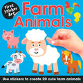 First Sticker Art: Farm Animals: Use Stickers to Create 20 Cute Farm Animals - Paperback