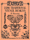2,286 Traditional Stencil Designs - Paperback
