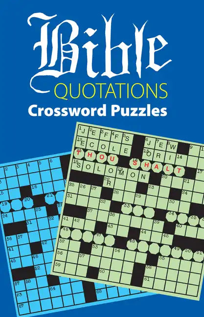 Bible Quotations Crossword Puzzles - Paperback