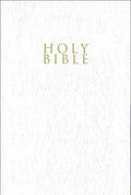 Niv, Gift and Award Bible, Leather-Look, White, Red Letter Edition, Comfort Print - Paperback